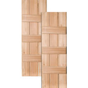 cottage-style-wood-joined-board-n-batten-shutters-w-three-battens