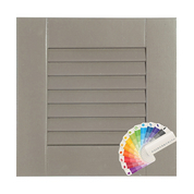 Louver Style Wood Composite Shutter Sample, with color swatches