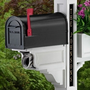 Personalized Vertical Cast Aluminum Address Plaque for Mayne Mailbox Posts