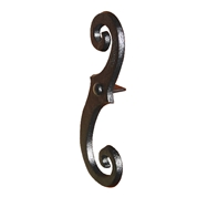 Faux S Holdback Shutter Dogs, Cast Iron